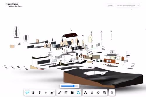 Spool screenshot showing translated 3D model view